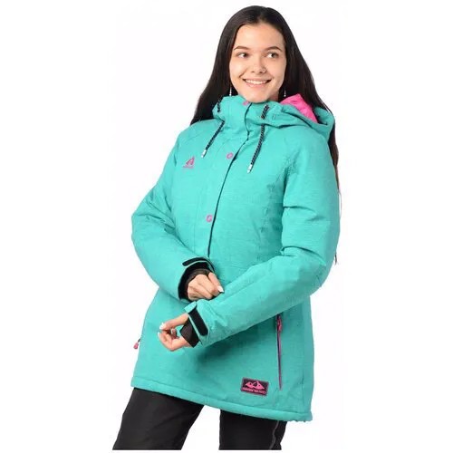 Горнолыжная куртка женская AZIMUTH 18013 размер 50, зеленый
