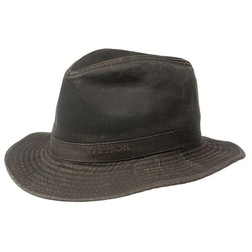 Шляпа STETSON арт. 2541110 TRAVELLER COTTON EF (коричневый), размер 57