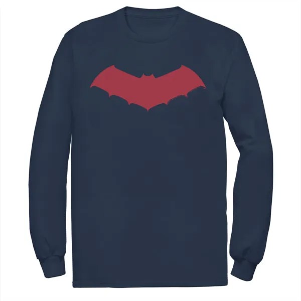 Мужская красная футболка с логотипом DC Comics Batman