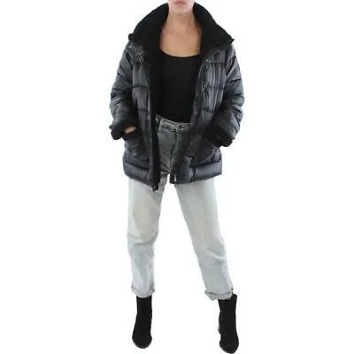 Женская черная стеганая куртка-пуховик Lauren Ralph Lauren XL BHFO 3353