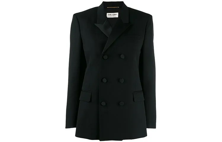 SAINT LAURENT Женский деловой костюм, цвет Black