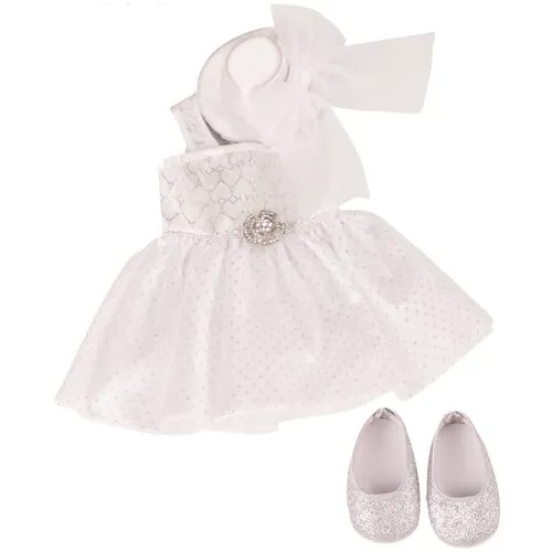 Gotz Вечернее платье с аксессуарами для кукол 45 - 50 см 3402601 белый
