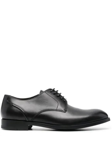 Zegna дерби на шнуровке, черный