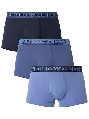 Мужские плавки Emporio Armani (3 шт.), синие