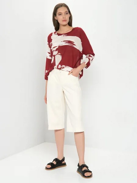 Бриджи женские Gerry Weber 622097-66922-90144- белые 48R