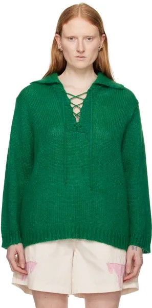 Зеленый альпийский свитер Bode