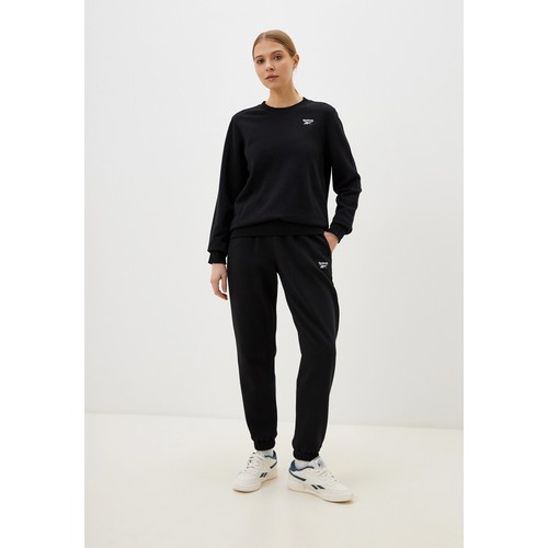 Брюки спортивные Reebok Identity Small Logo Fleece, размер S INT, черный