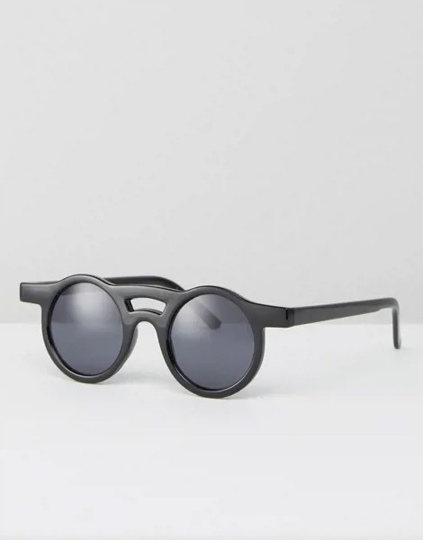 Круглые солнцезащитные очки Jeepers Peepers-Черный