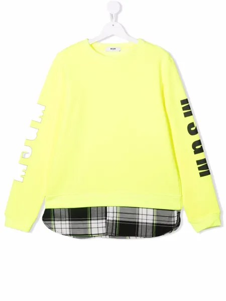 MSGM Kids толстовка с логотипом
