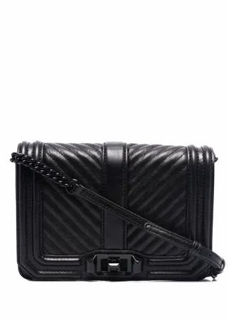 Rebecca Minkoff стеганая сумка на плечо с узором шеврон
