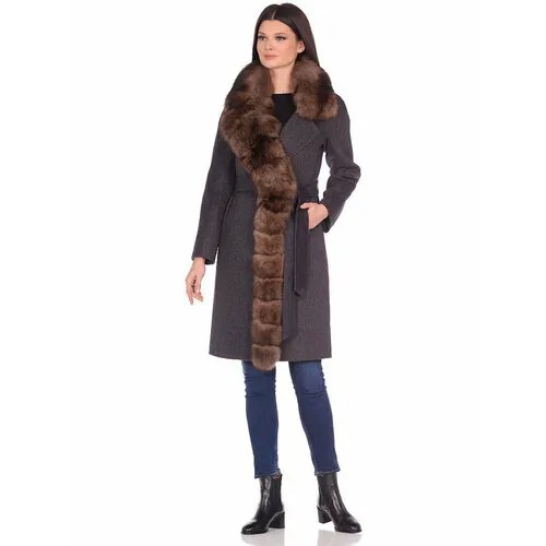 Пальто Prima Woman, размер 40, коричневый