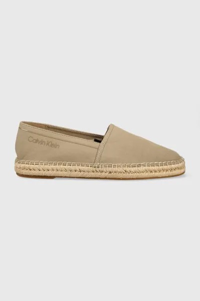 Эспадрильи ESPADRILLE CV Calvin Klein, бежевый