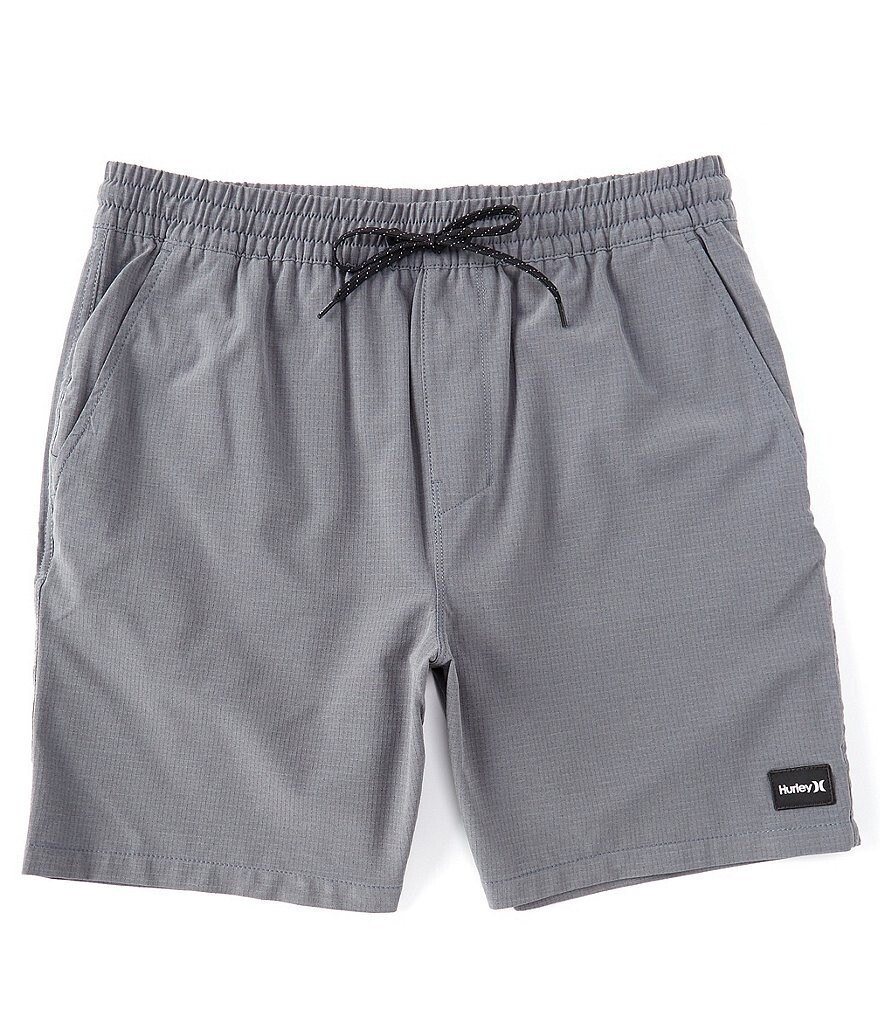 Hurley Elastic-Watist Phantom Zuma II 18 Шорты для волейбола с внешним швом, серый