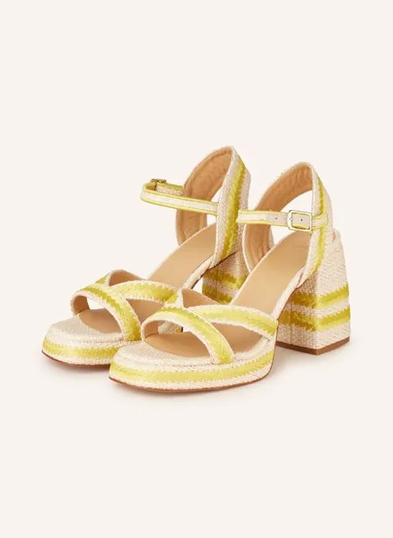 Сандалии вега Castaner, цвет 4295 NATURAL/PISTACHO