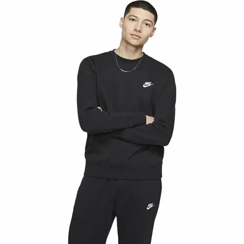 Свитшот спортивный NIKE NSW CLUB CRW BB HOODIE, размер 3XL, , чёрный