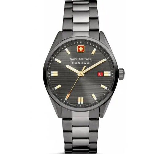 Наручные часы Swiss Military Hanowa Land 79437, черный, серебряный