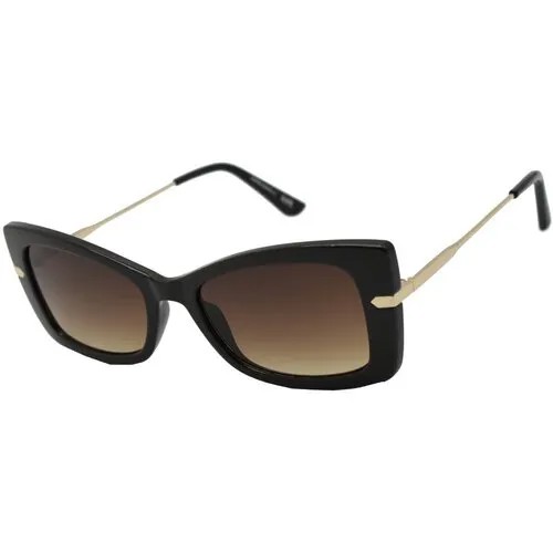 Солнцезащитные очки Mario Rossi, кошачий глаз, с защитой от УФ, градиентные, для женщин, золотой