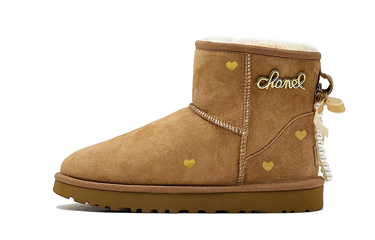 CLASSIC MINI Зимние ботинки женские бежевые Ugg
