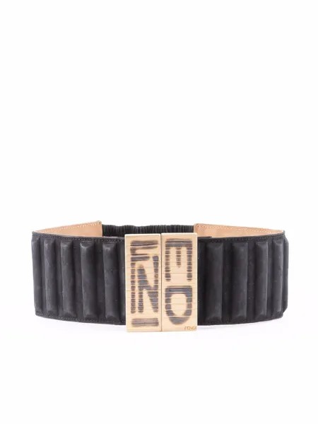 Fendi Pre-Owned ремень с пряжкой-логотипом