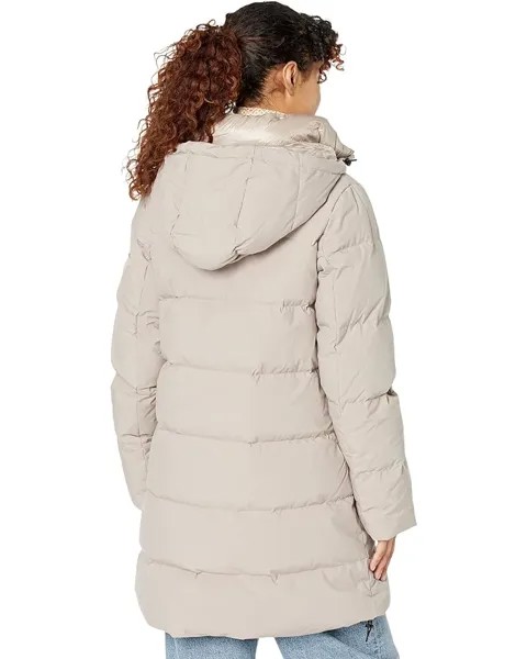 Пуховик Sanctuary Hooded Mid Length Down Puffer, цвет Thistle