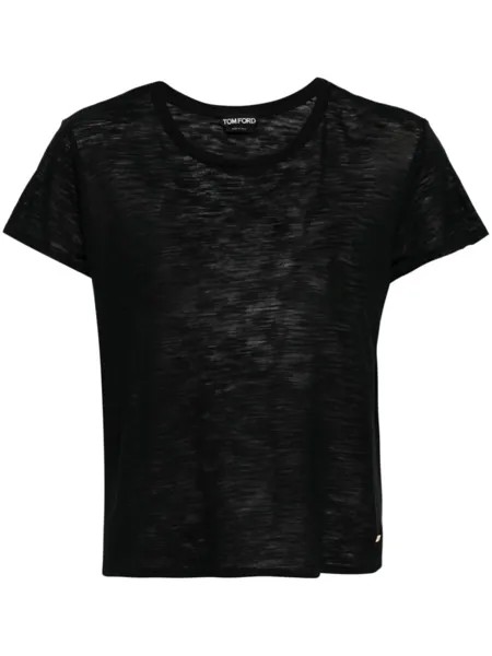 TOM FORD футболка с логотипом, черный