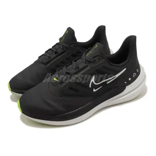 Nike Wmns Air Winflo 9 Shield Черная белая женская спортивная обувь для бега DM1104-001