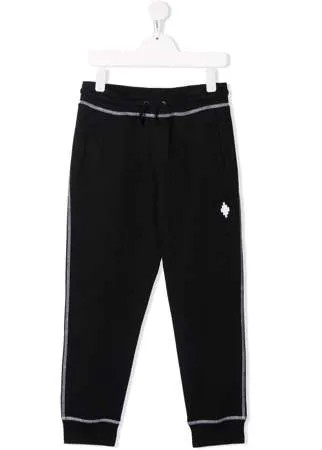 Marcelo Burlon County Of Milan Kids спортивные брюки с вышивкой