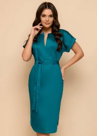 Вечернее платье женское 1001dress 0112001-01324TR бирюзовое 48