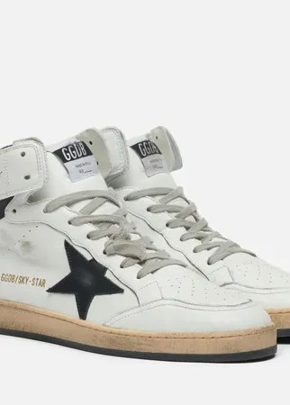 Мужские кроссовки Golden Goose Sky Star Nappa/Serigraph Leather Star, цвет белый, размер 42 EU