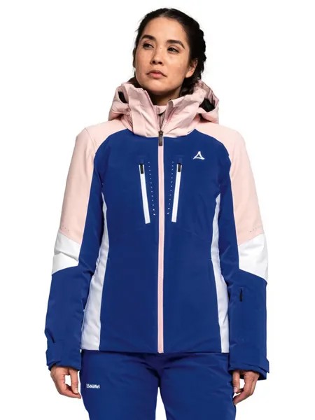 Лыжная куртка Schöffel Naladas, цвет Blau/Rosa/Weiß
