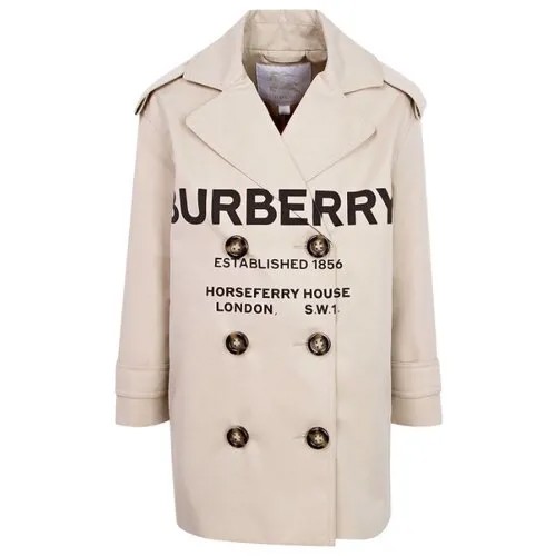 Плащ Burberry 8009132 размер 8(128), бежевый