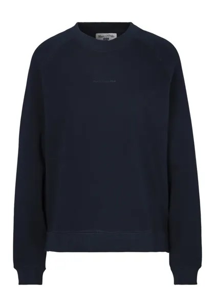 Толстовка Marc O'Polo DENIM современного О-образного силуэта, свободного кроя, рукава реглан, синий
