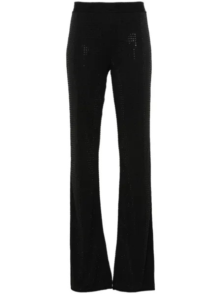 Versace Jeans Couture брюки со стразами, черный