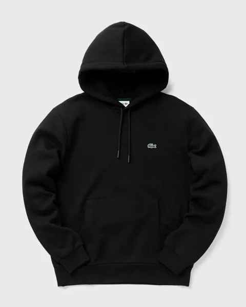 Худи Lacoste Fleece Hoodie, черный