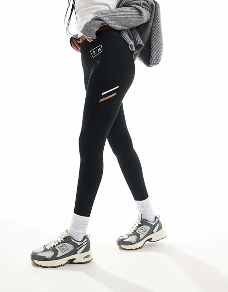 Le Coq Sportif – Парижские Олимпийские игры 2024 – Спортивные леггинсы в цвете Шварц