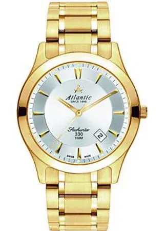 Швейцарские наручные  мужские часы Atlantic 71365.45.21. Коллекция Seahunter 100