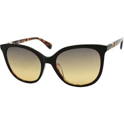Солнцезащитные очки Max Mara MM0049-D, черный, горчичный