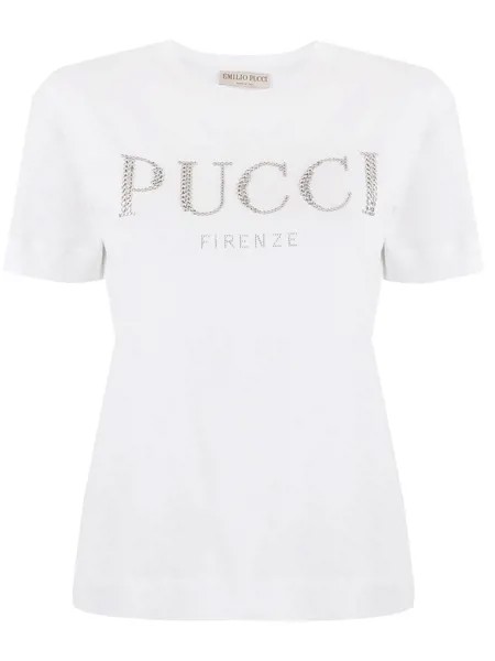 Emilio Pucci футболка с логотипом