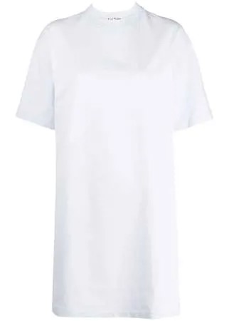 Acne Studios платье-футболка с логотипом