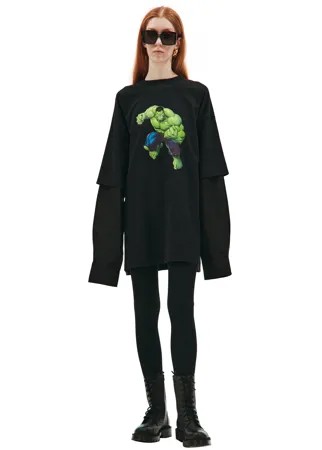 Лонгслив с принтом Balenciaga x Marvel