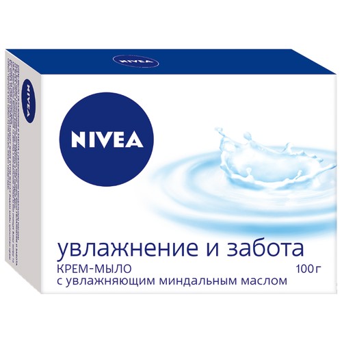 Крем-мыло кусковое Nivea Увлажнение и Забота, 100 г