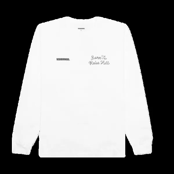 Футболка Neighborhood Long-Sleeve 'White', белый