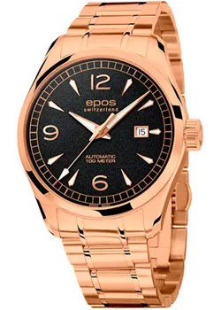 Швейцарские наручные  мужские часы Epos 3401.132.24.55.34. Коллекция Passion