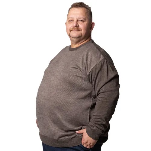 Пуловер Turhan, размер 4 XL, , светло-коричневый