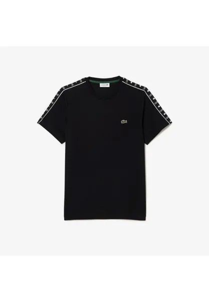 Футболка с принтом TAPE Lacoste Sport, цвет black