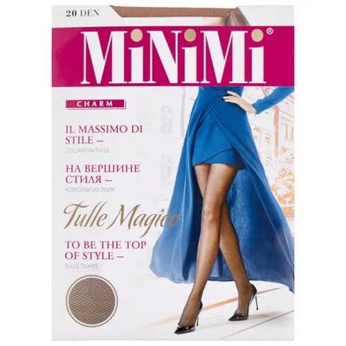 Колготки MiNiMi Tulle Magico 20 den, размер 5-XL, caramello (бежевый)