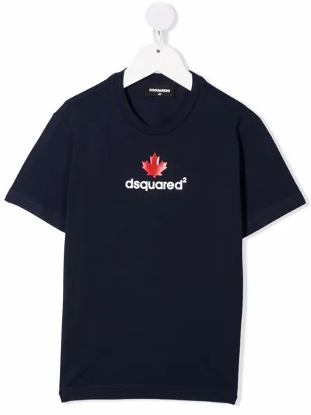 Dsquared2 Kids футболка с логотипом Maple Leaf