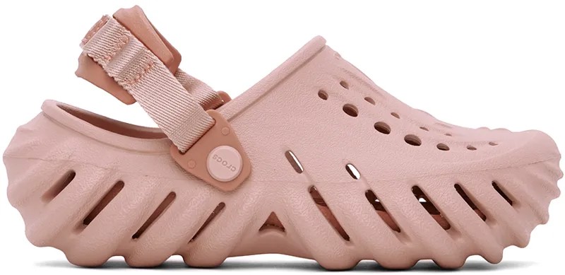 Розовые сабо Echo Crocs, цвет Pink clay