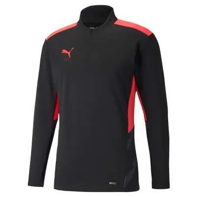 Puma Individualcup Training Mock Neck Long Sleeve Qtr Zip Pullover Mens Size M