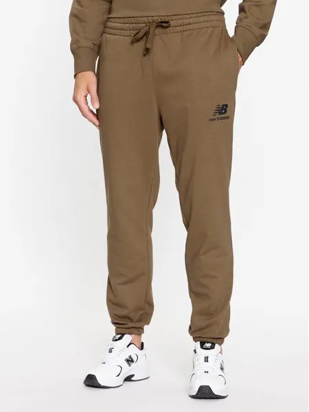 Спортивные брюки стандартного кроя New Balance, коричневый